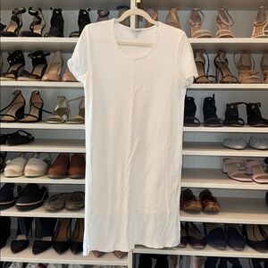 JAMES PERSE shirt dress size 3 (large) white - adorable (fit medium or large)